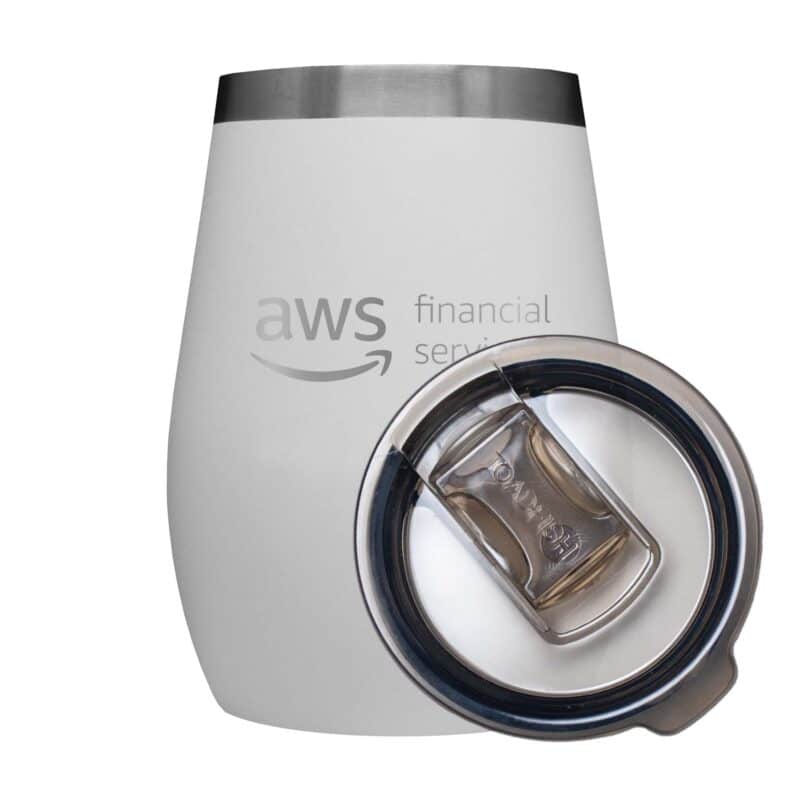 Custom Toadfish Engraved Non-Tipping Wine Tumbler